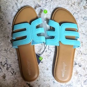 West Loop Women's Cushioned Sandals Size (M)7/8